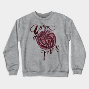 Yoga Mom Lotus Crewneck Sweatshirt